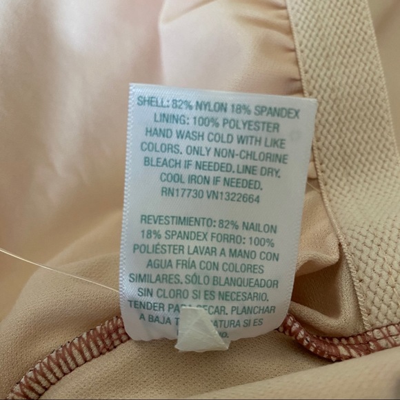 Women's V-Neckline 1Pc Swimsuit - Pink Floral - Picture 9 of 9